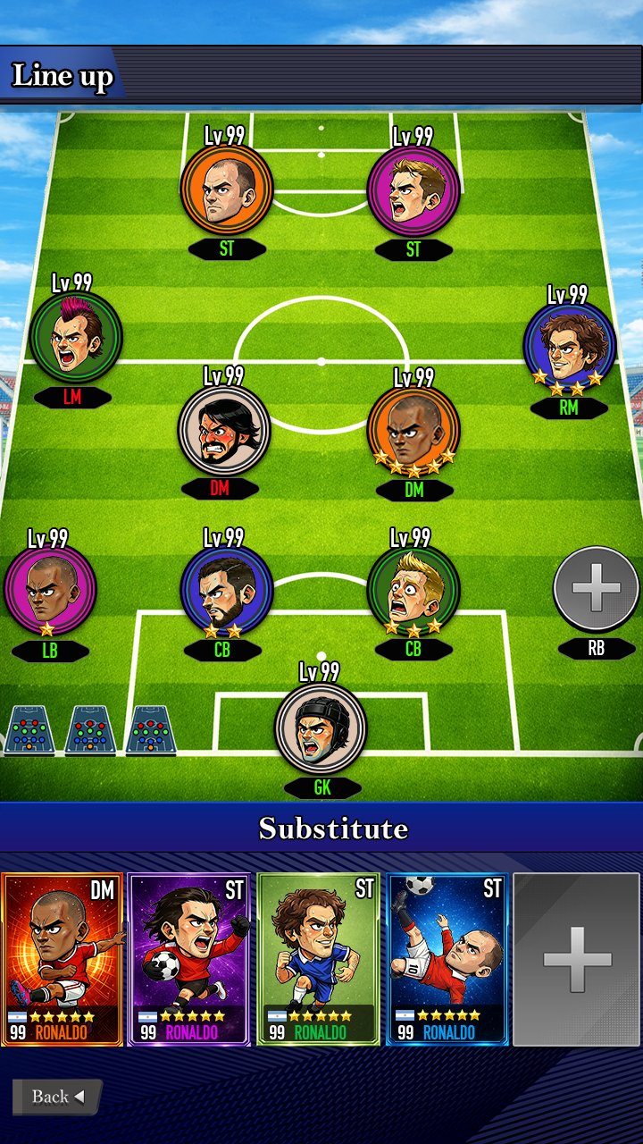Squad Lineup